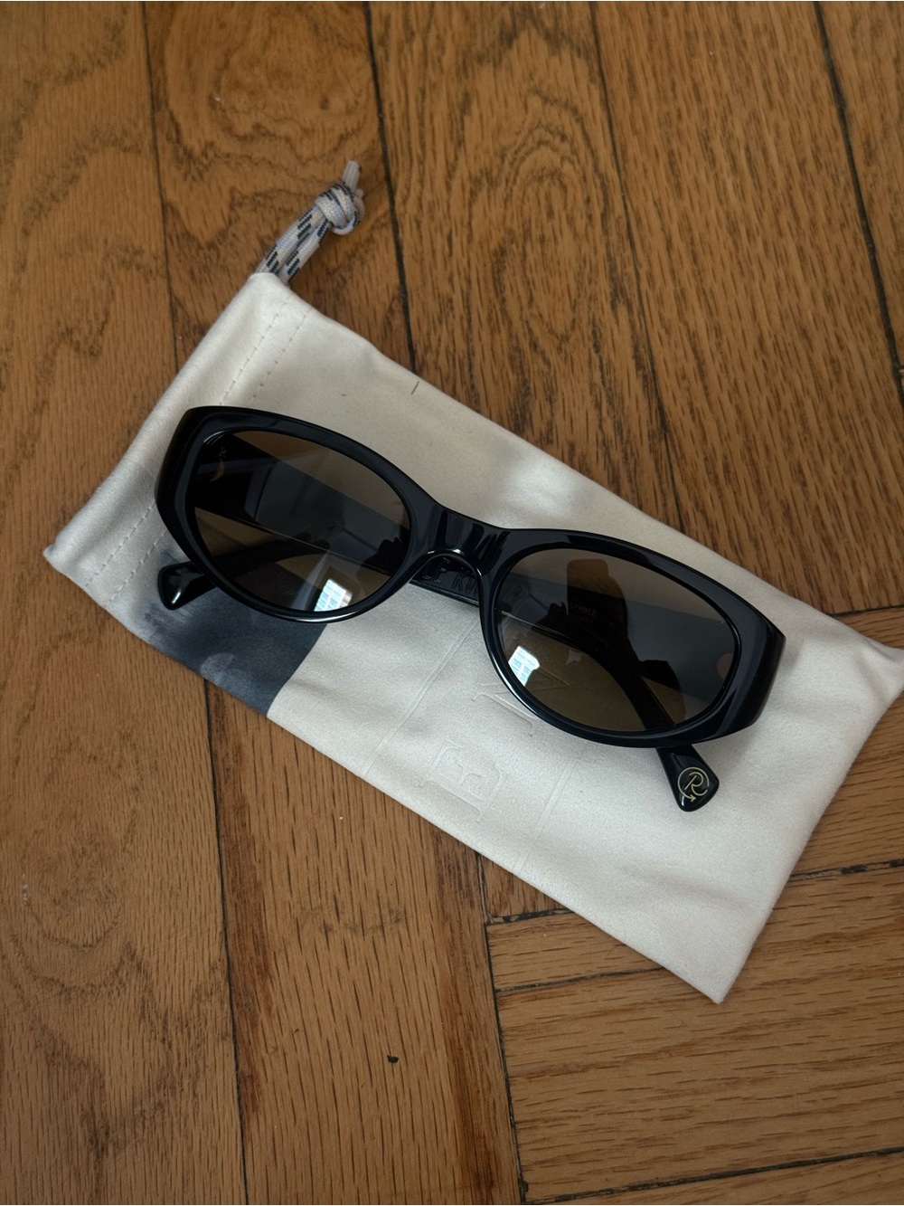 RAEN Black Oval Women's Sunglasses